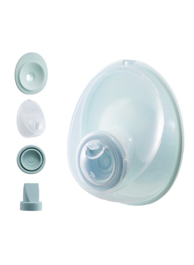 Paruu P20 Full Set Replacement Collector Cup, for P20 Wearable Breast Pump (160ml/5.4oz, 24mm Double-Layer Flange), Genuine Accessories, 1 Set - Image 1