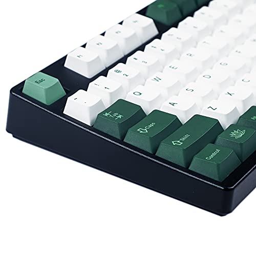 YMDK 144 Keys Botanical Cherry Profile PBT Dye Sub Keycaps for MX Mechanical Keyboard GMMK Filco Ducky 104 TKL GK61 KBD75 96 GK64 68 (144 Key Botanical) - Image 3