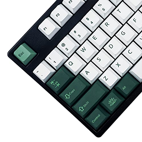 YMDK 144 Keys Botanical Cherry Profile PBT Dye Sub Keycaps for MX Mechanical Keyboard GMMK Filco Ducky 104 TKL GK61 KBD75 96 GK64 68 (144 Key Botanical) - Image 4