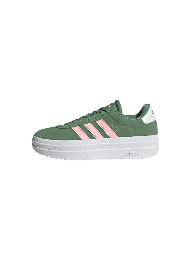 Adidas Vl Court Bold Green Sportwear Shoes 3.5