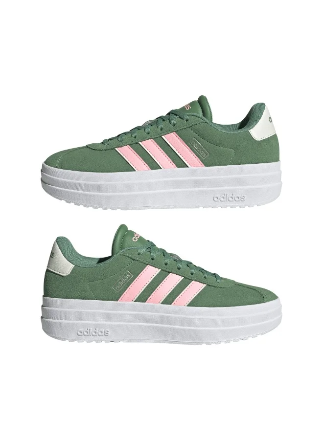 Adidas Vl Court Bold Green Sportwear Shoes 3.5