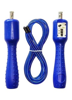 QSHOP Skipping Rope with Ball Bearings Fast Speed Anti-Slip Racing Bearing Skipping Rope Self-Locking Steel Jump Rope Ideal for Aerobic Exercise Such as Speed Training, Extreme Jumping, Training  - Image 1
