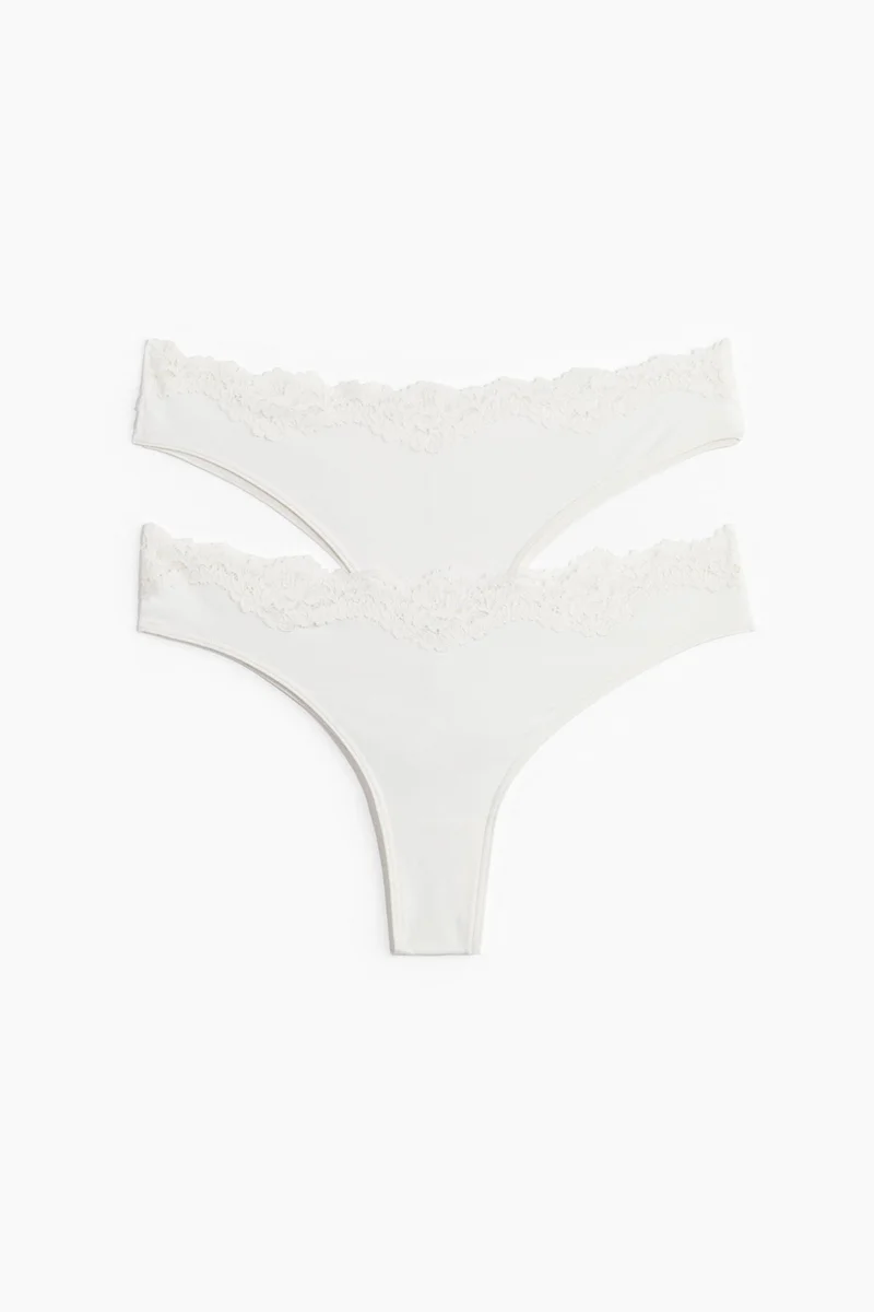 اتش اند ام 2-pack microfibre Brazilian briefs