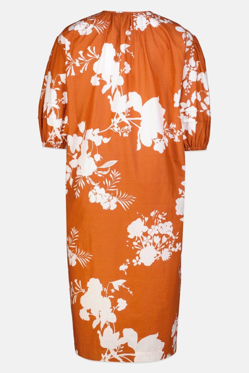 ANNE KLEIN فستان Shift مزخرف بالورود للنساء، متعدد الألوان - Image 4