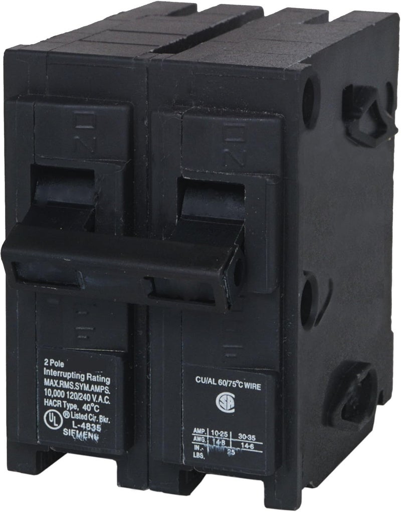 SIEMENS SIEMENS Q2125H 125Amp Double Pole 22kA Type QPH Circuit Breaker  - Image 1