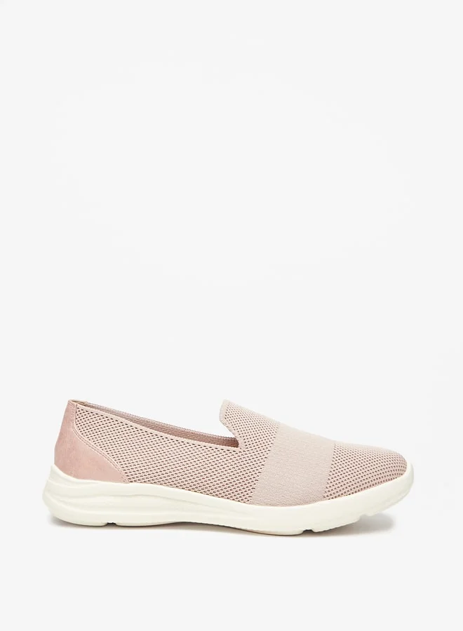 Flora Bella By Shoexpress Women's Textured Slip-On Sneakers