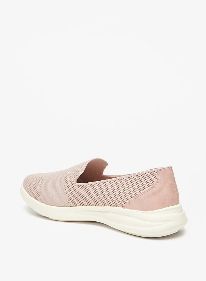 Flora Bella By Shoexpress Women's Textured Slip-On Sneakers