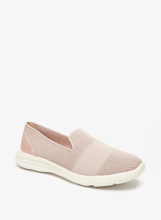 Flora Bella By Shoexpress Women's Textured Slip-On Sneakers