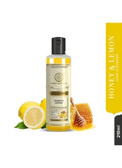 Khadi Natural Honey & Lemon Juice Hair Shampoo | Cleanser For Strong Hair | Herbal Shampoo For Lifeless Hair | Paraben & Sulphate Free | Suitable For All Hair Types  - Image 2