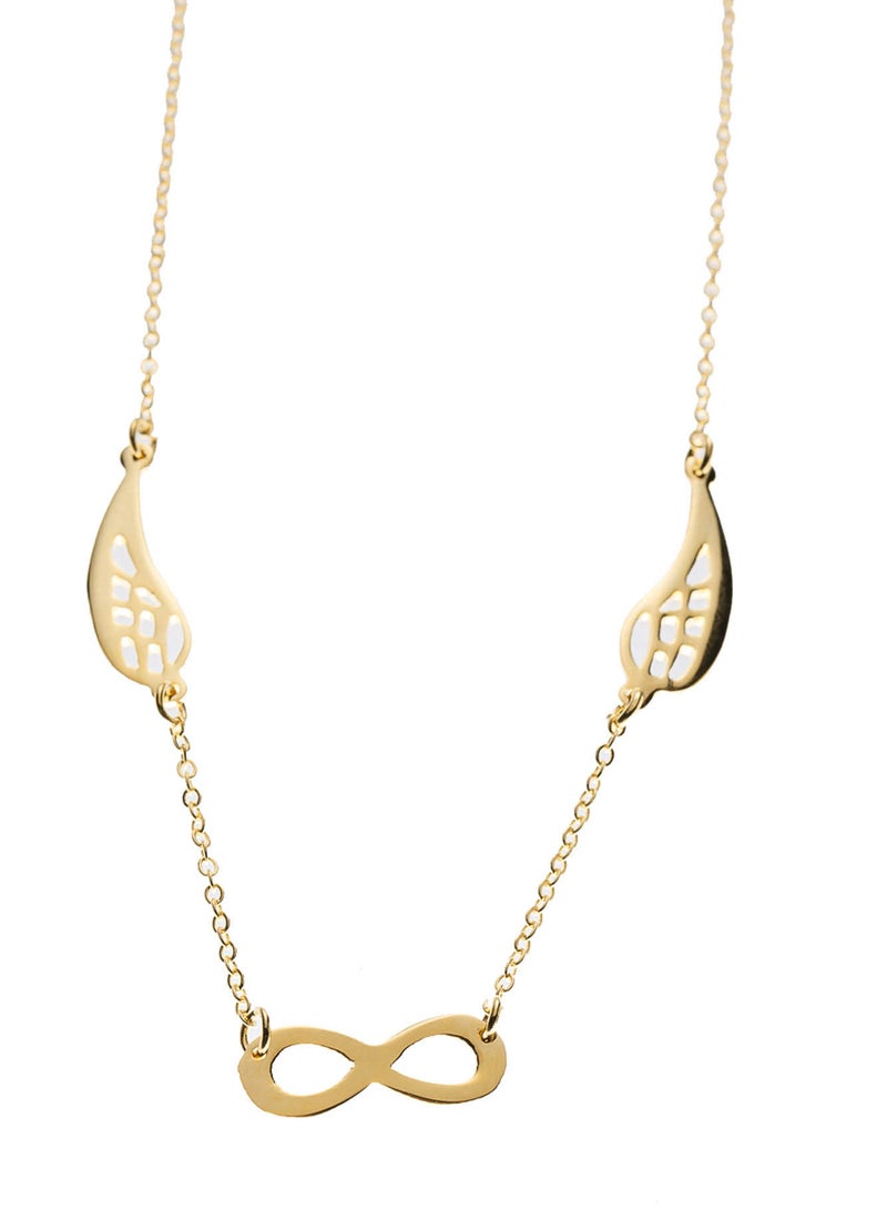 Trendella Wings and Infinity Necklace
