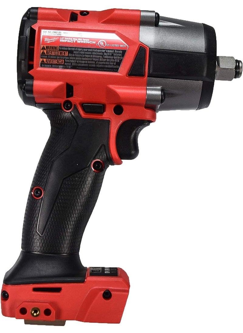 Milwaukee Milwaukee 2962-20 M18 18V Fuel 1/2" Mid-torque Impact Wrench with Friction Ring  - Image 3