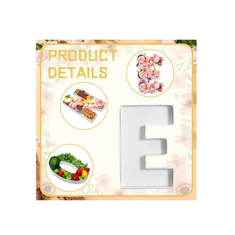 SOLARAE 3Pcs Charcuterie Letters Baby Shower Cardboard Number Fillable Tray, Cardboard Letter for Charcuterie, Charcuterie Box Letter Box Form Tray, Chocolate Candy Box Fillable Empty Gift Box for Baby Shower - Image 5