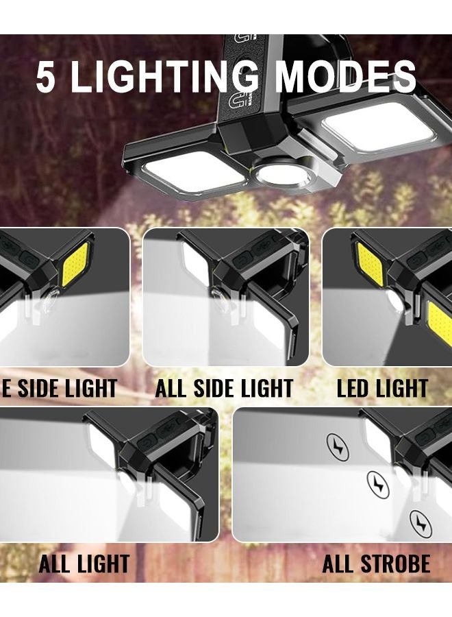 1pc Hands Free Mini Keychain Lamp Magnetic USB Rechargeable LED Flashlight - Image 5