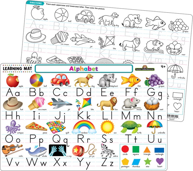 Teacher Created Resources Alphabet Learning Mat - Image 1