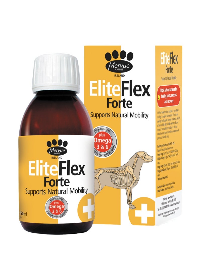 Mervue Mervue Elite Flex Forte – Advanced Joint & Mobility Support for Dogs 150ml  - Image 1