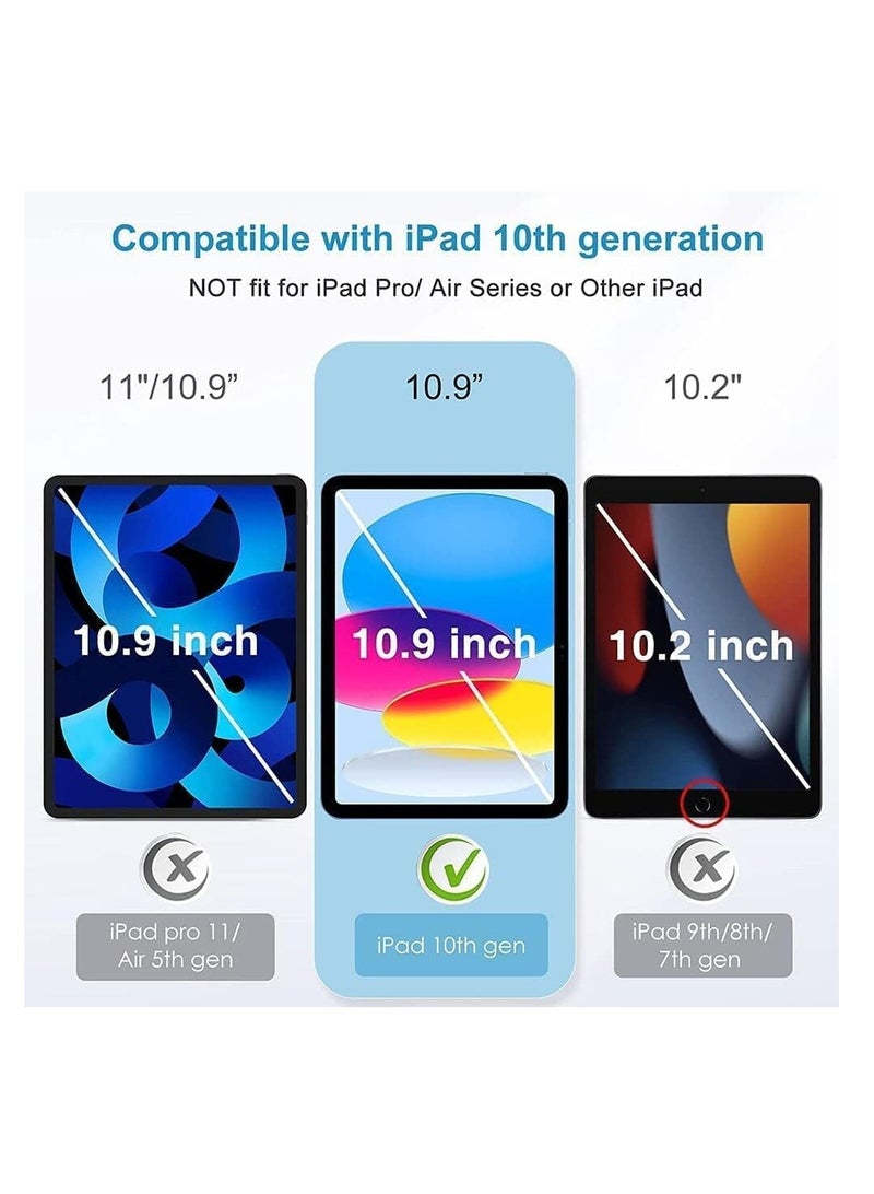 MIGOFAST IPad 10 Screen protector for IPad 10.9 inch 2022 10th Generation Edge to Edge Full Screen Coverage Anti Scratch Tempered Glass - Image 2