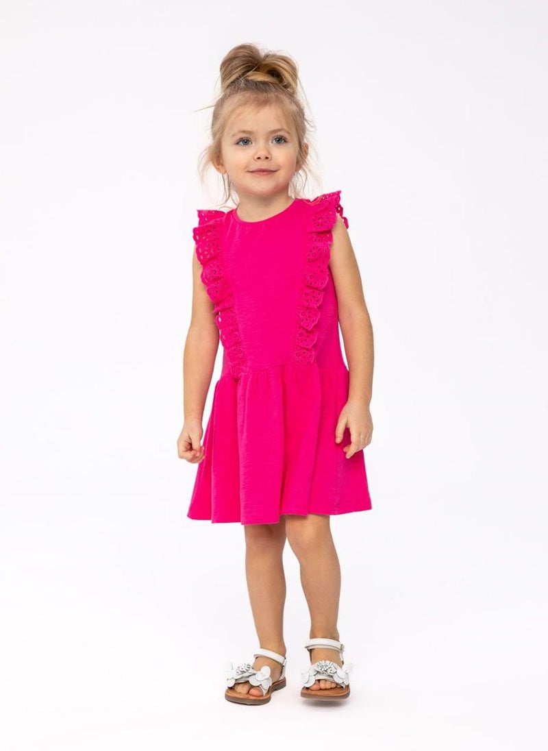MINOTI Ruffled Sleeveless Dress - Image 1