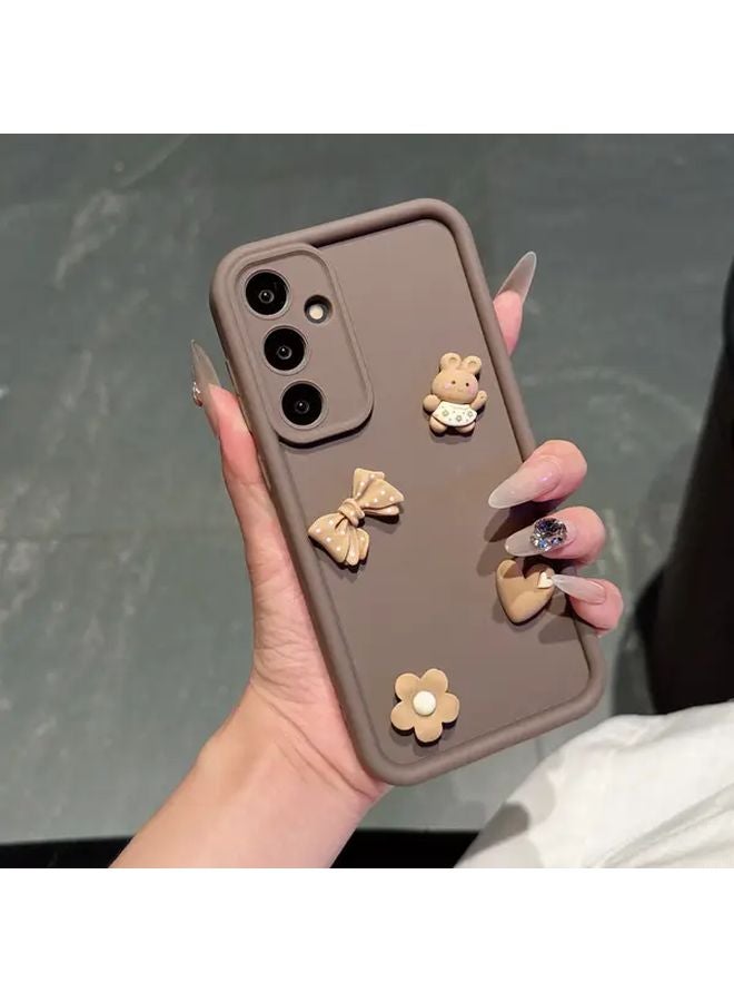 Brown Soft Full Coverage Phone Case Compatible with Xiaomi Redmi Note 13 4G - Image 1