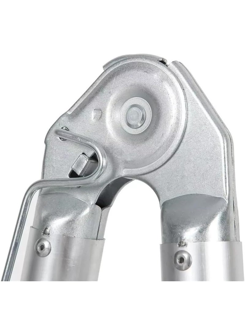 Aluminum Telescopic Ladder 3.8 Meters – Lightweight & Foldable with Non-Slip Steps for Home & Construction Use - Image 4