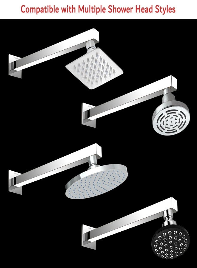 Acetap 24-Inch Stainless Steel Shower Arm for Overhead Shower, Wall Mount, ½-Inch Thread, Chrome Finish (Pack of 1) - Image 4