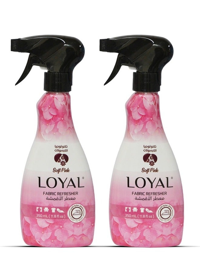 loyal Fabric Refresher Soft Pink 2x350ML - Image 1
