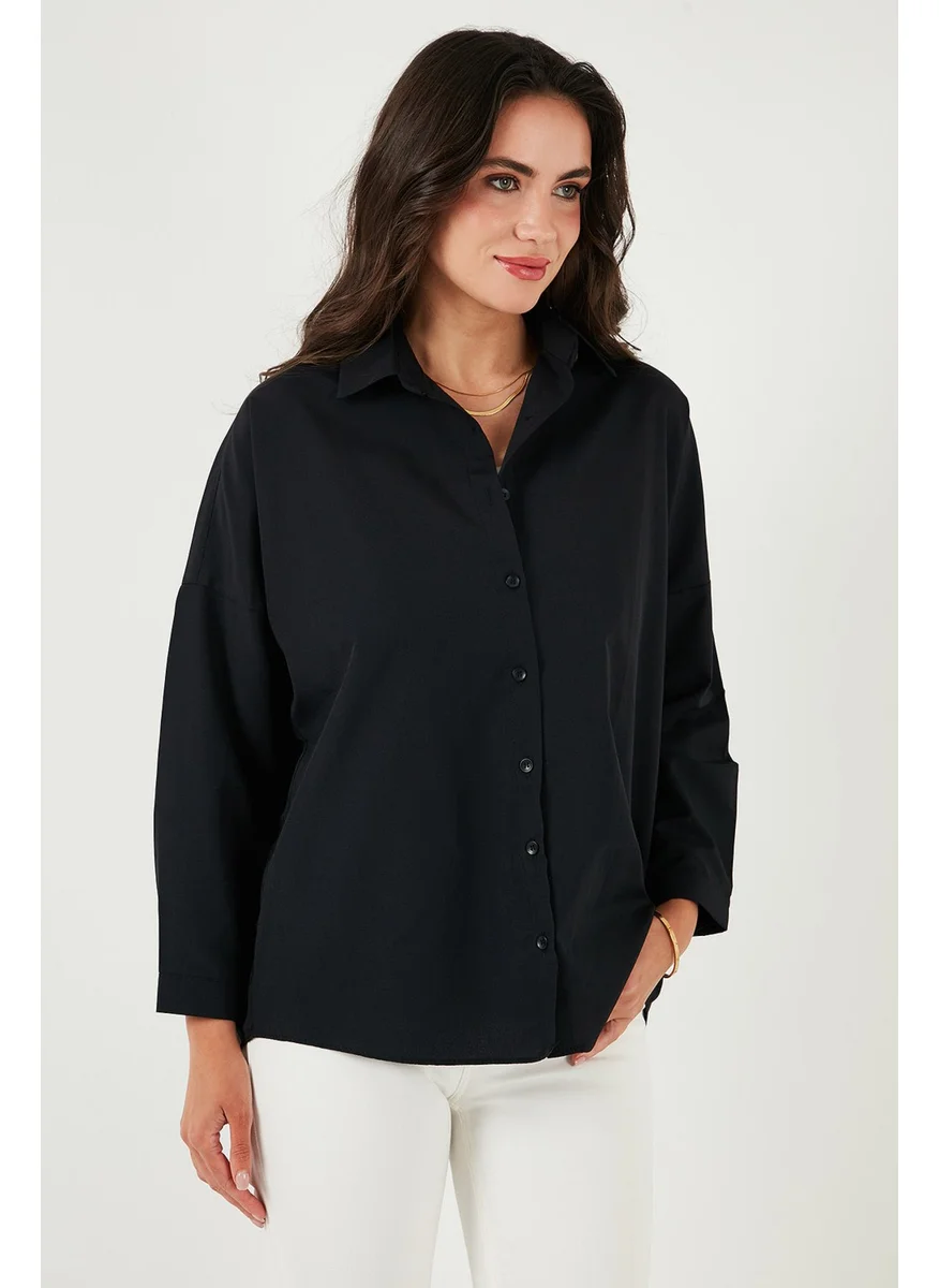 Lela Cotton Blend Regular Fit Shirt Women's Shirt 6772418