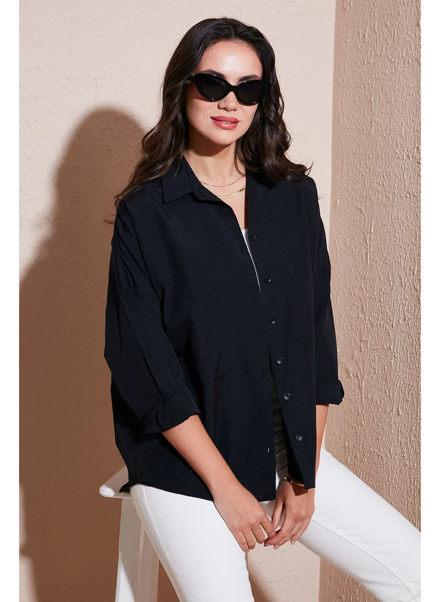 Lela Cotton Blend Regular Fit Shirt Women's Shirt 6772418