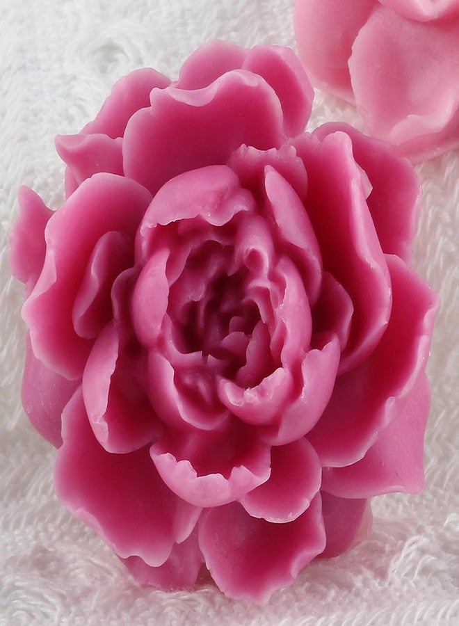 XIAOSHUI Peony Flower Silicone Mold Peony Candle Molds Peony Flower Mold for Candle Making Aromatherapy Gypsum Candles Candle Home Decoration - Image 1