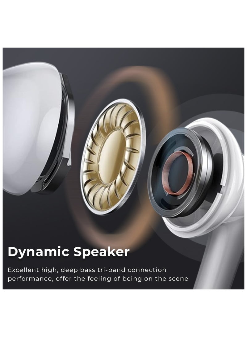 Wired In-Ear Earphone, White, Stereo Sound Driver, Type C Connector, High-Quality Audio Experience. Compatible for iPhone/iPad/iPod