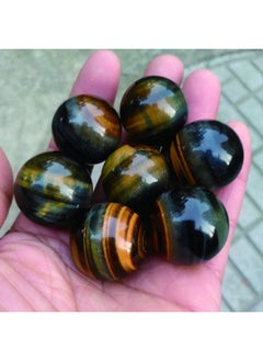 Acxico Acxico 1 pcs Natural Blue Tiger's Eye Jasper Quartz Sphere Crystal Ball Rock Healing 3cm  - Image 3