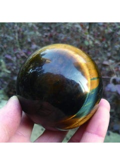 Acxico Acxico 1 pcs Natural Blue Tiger's Eye Jasper Quartz Sphere Crystal Ball Rock Healing 3cm  - Image 2