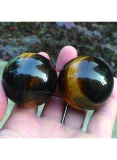 Acxico Acxico 1 pcs Natural Blue Tiger's Eye Jasper Quartz Sphere Crystal Ball Rock Healing 3cm  - Image 4