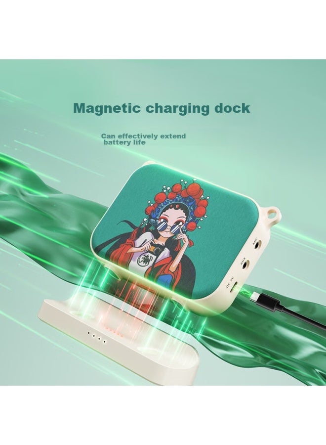 TAKSTAR E30set Small Flower Girl And Bee Amplifier, Teacher-specific Tour Guide Loudspeaker, Waist-mounted Chinese-style Bluetooth Small Speaker, Megaphone, Classroom Microphone, Wired Version - Image 2