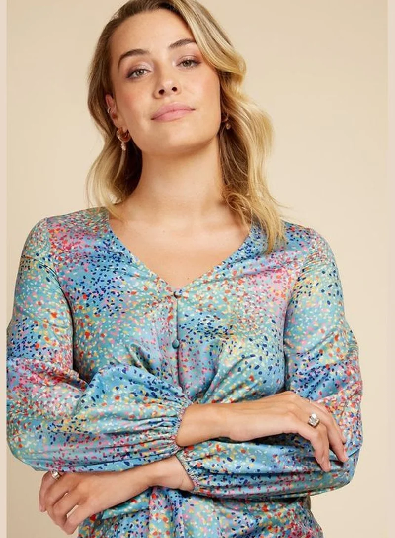 Little Mistress Little Mistress Spot Print Maxi