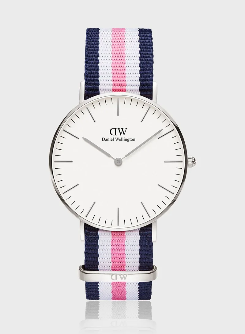 DANIEL WELLINGTON Classic Southampton Silver White 36mm Watch