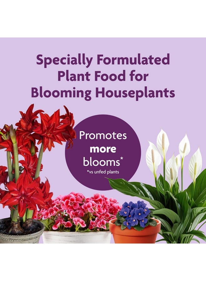 Miracle-Gro Blooming Houseplant Food, 8 oz., Plant Food Feeds All Flowering Houseplants Instantly, Including African Violets - Image 2