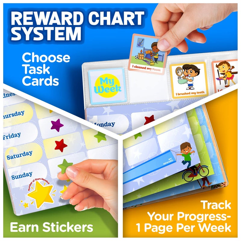 Learn & Climb Reward & Behavior Journal for Kids - Weekly Chart - Image 2