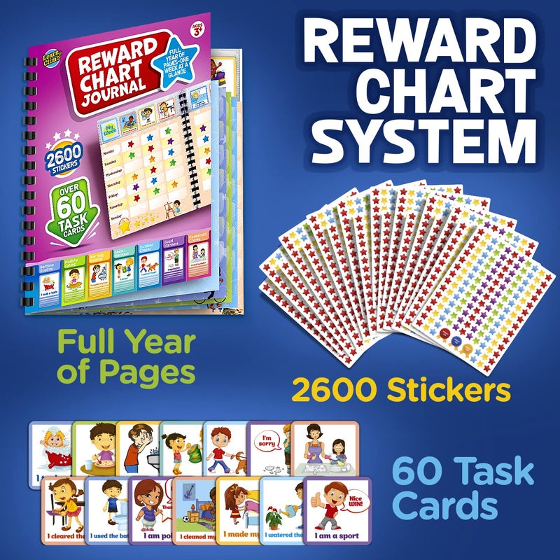 Learn & Climb Reward & Behavior Journal for Kids - Weekly Chart - Image 3