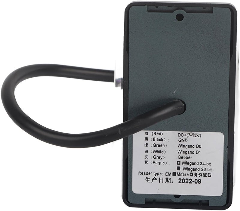 Sorandy 125KHz Access Control Reader, Fully Sealed Access Control Reader, LED Indicator Security with Wiegand 26 34 Output, Ideal for EM ID Card Security System - Image 5