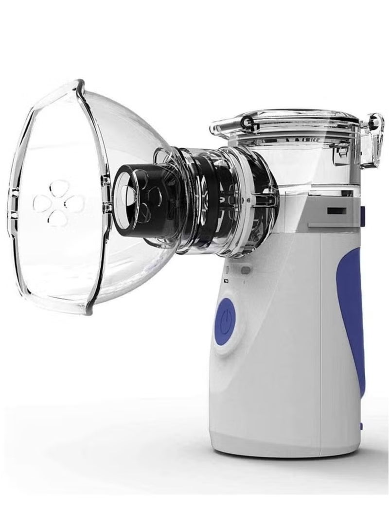 GENNEXT Nebulizer,Portable Mini Atomizers Vaporizers Handheld Inhaler for Adults and Children,Ultrasonic Humidifier for Home and Travel Use, Steam Mesh Inhalators with Masks and Mouthpieces - Image 1