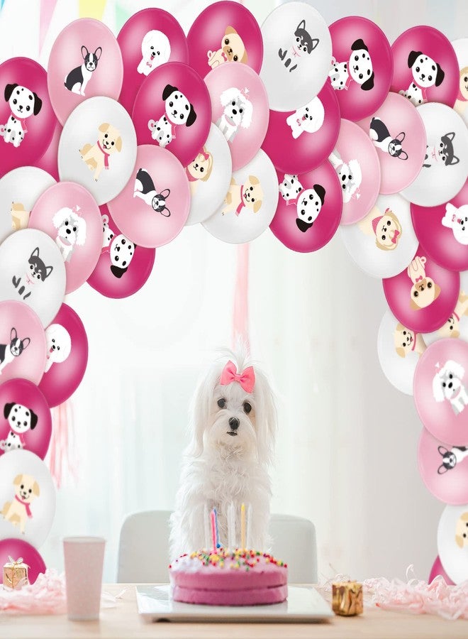 Threan 36 Pieces Puppy Balloons - 12 Inch Dog Balloons Birthday Decorations Animal Dog Theme Party Supplies Latex Print for Baby Shower Pets Party Decorations(Cute Style) - Image 5
