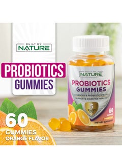 Probiotic Gummies - 5 Billion CFUs for Digestive & Gut Health - Reduces Occasional Bloating & Minor Abdominal Discomfort - Probiotic Gummy for Women & Kids - Natural Orange Flavor - 60 Gummies - pzsku/ZD15F95E014B804D2DBFEZ/45/_/1739882512/d2298137-c9cc-4f89-8265-f0d7e05a45c5