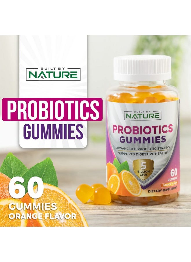 Probiotic Gummies - 5 Billion CFUs for Digestive & Gut Health - Reduces Occasional Bloating & Minor Abdominal Discomfort - Probiotic Gummy for Women & Kids - Natural Orange Flavor - 60 Gummies - pzsku/ZD15F95E014B804D2DBFEZ/45/_/1739882512/d2298137-c9cc-4f89-8265-f0d7e05a45c5