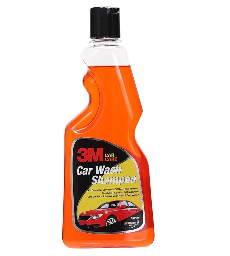 3M Combo of Cream Wax, Microfiber Cloth and Car Shampoo (500 ml) | High Foam | Streak Free | Glossy Car Care Combo - Image 2