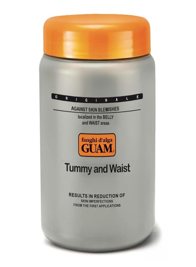 GUAM Tummy and Waist Seaweed Body Wrap - Stomach Skin Tightening Mud Mask & Anti Cellulite Slimming Wrap - Belly Firming Detox Body Wrap for Loose Skin - Intensive Thermal Treatment (2.2 lb) - Image 1