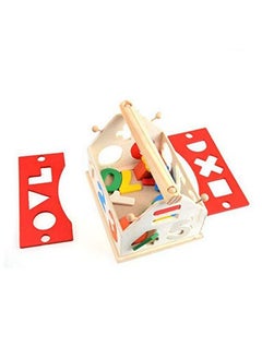 PLUSPOINT Wooden Number And Shape Sorting House ;Wooden House Shaped Toy For Kids 1 Year Up Educational Shape Number Color Matching Sorting Wooden Toy For Preschool Baby Boys Girls As Storage Box(Number House)  - Image 4