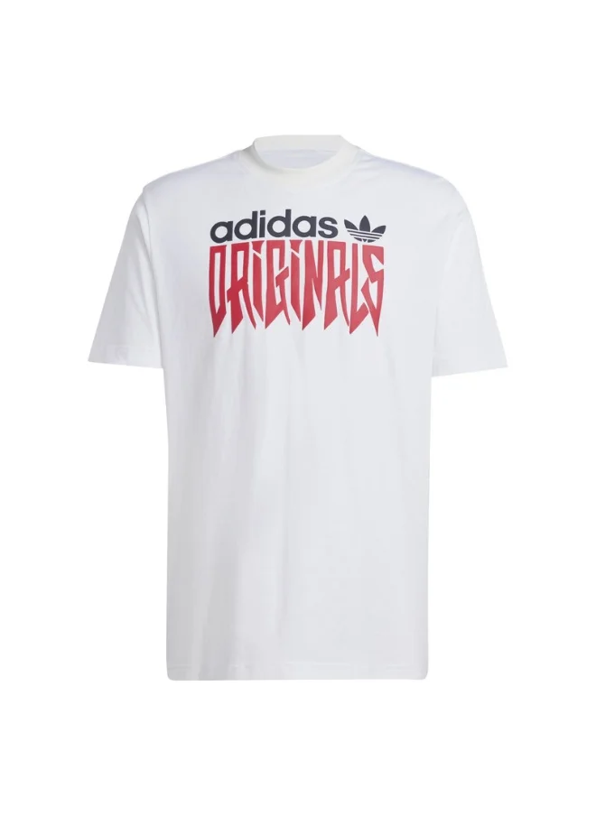 اديداس adidas GRFX TEE LOOSE White Originals Men T-SHIRTS