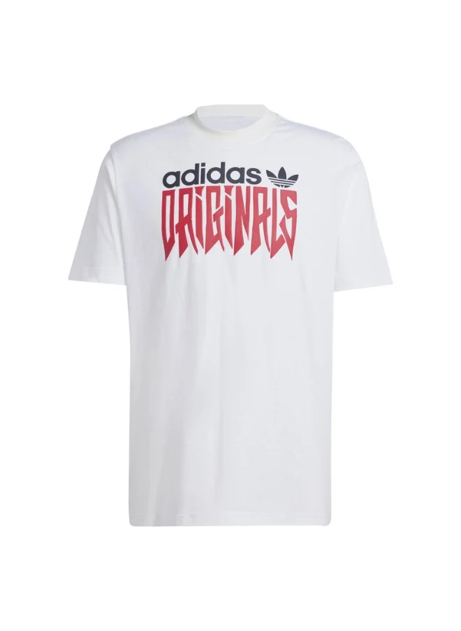 اديداس adidas GRFX TEE LOOSE White Originals Men T-SHIRTS