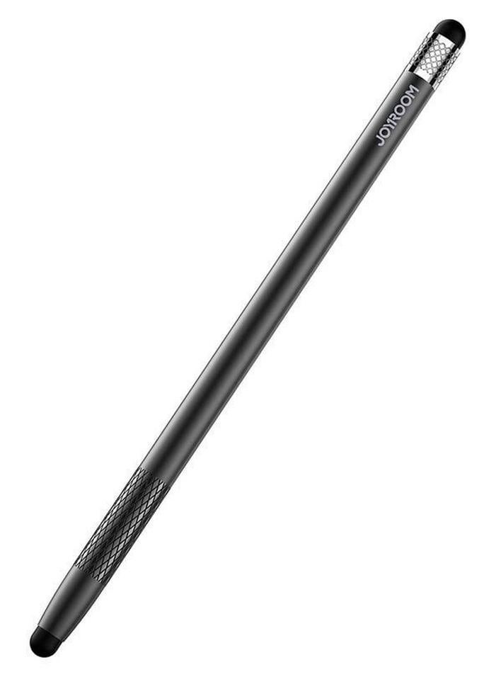 JOYROOM Passive Stylus Pen for Touch Screens, Dual-head, Compatible with IOS, Android Black - Image 1