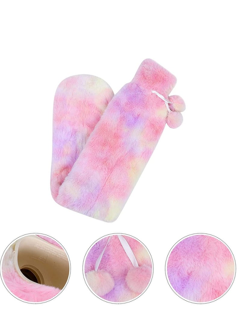 SYOSI Long Hot Water Bottle Bed Warm Waist Warm Back Hot Water Bottle Rubber Hot Water Bottles Thermal Bags Long Strip Water Bags for Pain Relief Back Hand Legs 2L - Image 5